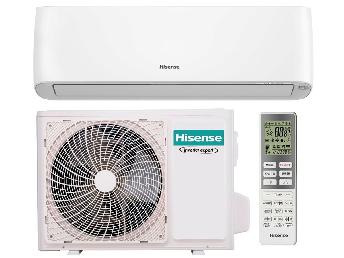 Hisense Energy Pro Plus QG25XV0E Gaiss-Gaiss Siltumsūknis Siltumsūkņu uzstādīšana Rīgā. Siltumsūkņi Latvijā.