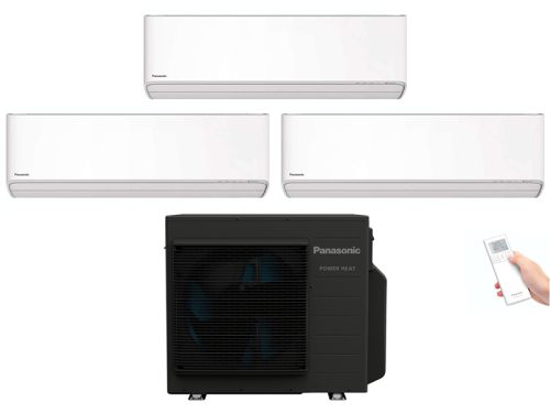 PANASONIC SILTUMSŪKNIS MULTISPLIT X3 POWER HEAT  NZ ETHEREA CS-NZ25YKE-1 CU-2Z50ABEC 2,5KW Siltumsūkņu uzstādīšana Rīgā. Siltumsūkņi Latvijā.